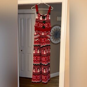 Forever 21 new with tags Christmas overalls.